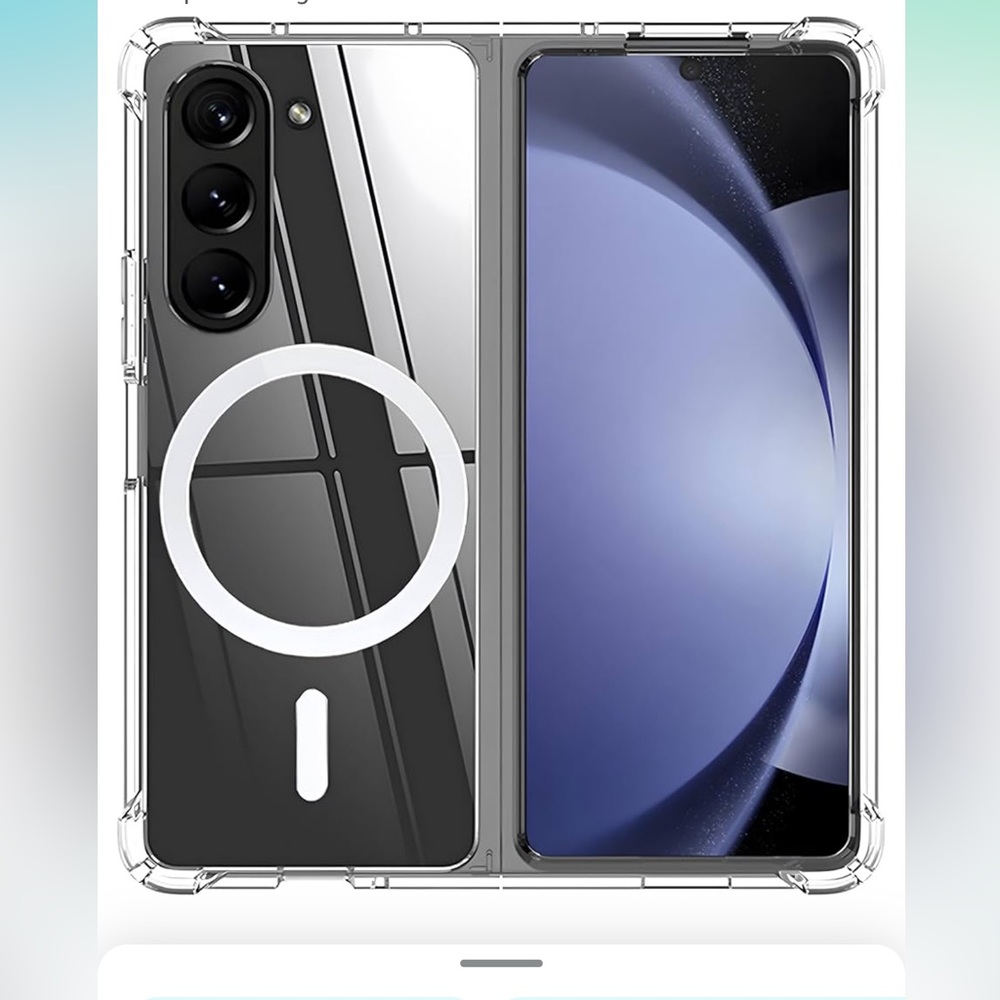 Clear Magnetic Case for Samsung Galaxy Z‎ Fold 5 [Compatible with MagSafe